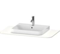 Console Duravit Happy D.2 Plus, 1000x550 mm, 1 découpe, pour meuble sous-lavabo HP4941, HP4961, HP4971, HP031E03636, Couleur: Laque mate en soie blanche