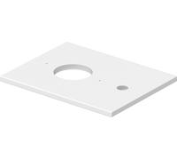 Console Duravit Sivida, 1 découpe, 410x330mm, 2670053200, Couleur: Soie matte blanche