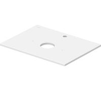 Console Duravit Sivida, 1 découpe au centre, 680x500mm, 2670003200