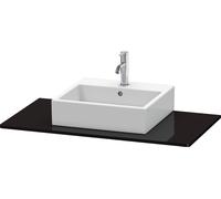 Console Duravit XSquare, 1 découpe, 1000x16x550mm, XS060E04040, Couleur: Laque noire brillante