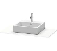 Duravit Duravit Konsole XSquare 100x55 cm, blanc supermat, avec 1 découpe Quantité:1