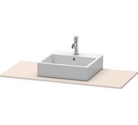 Duravit Duravit Konsole XSquare 80x55 cm, taupe supermat, avec 1 découpe Quantité:1