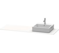 Console Duravit XSquare, 1 découpe à droite, 1600x16x550mm, XS060HR8484