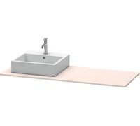 Console Duravit XSquare, 1 découpe à gauche, 1400x16x550mm, XS060GL8383