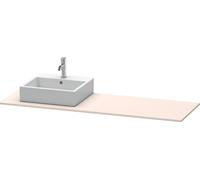 Console Duravit XSquare, 1 découpe à gauche, 1600x16x550mm, XS060HL8383
