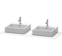 Console Duravit XSquare, 2 découpes, 1400x16x550mm, XS063GB4040, Couleur: Laque noire brillante