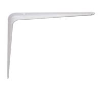 Console emboutie acier - L : 125 mm - H : 100 mm - blanc