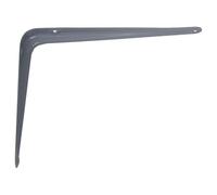 Console emboutie acier - L : 200 mm - H : 150 mm - gris