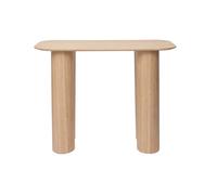 Console en bois clair l100 cm foleen
