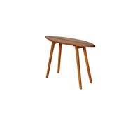 Console en bois de manguier marron, droite, pour entrée/salon/bureau - Chehoma, Surf - 110x40x80 cm
