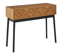 Console en bois FELIX - Marron et noir