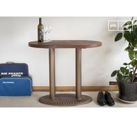 Console en bois ovale Old Washington
