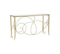 Console en métal doré Art 140 x 40 x 80 cm