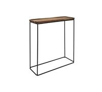 Console en métal filaire et plateau en acacia - LIVIO -