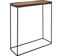 Console en métal filaire et plateau en acacia - LIVIO - ALTOBUY Marron G