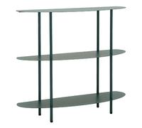 Console en métal turquoise 90x28x81 cm