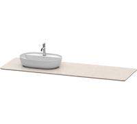 Duravit Console Luv LU9468L2525 178,3x59,5cm, gauche, structure en sable, en pierre de quartz, 1 découpe