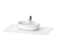 Duravit Luv LU946901717 98,8 x 59,5 cm, en pierre de quartz, avec 2000 , structure blanche