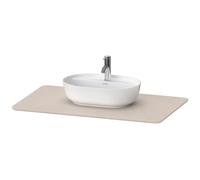 Duravit Console en pierre de quartz Luv LU9469 98,8 x 59,5 cm structure Sand 1 trou