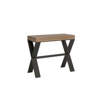 Console extensible 90x40/196 cm Xenia Small Premium Structure anthracite