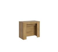 Console extensible 90x48/296 cm Venus Chêne Nature rallonges internes -