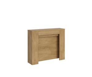 Console extensible - Itamoby - Kiba - Chêne - 90x25/181 cm - 10 places