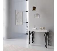 Console extensible Karamay Premium 90x40/300 cm, cadre anthracite