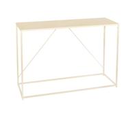 Atmosphera Console en métal Gota 120 cm Beige finition mate poudrée