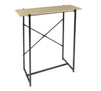 The home deco factory Console en mdf et métal - Marron