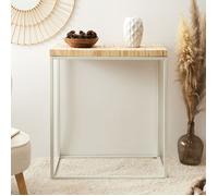 Console - HOME DECO FACTORY - Rondin - Authentique - Marron