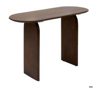 Console ovale en acacia ISANA - Marron