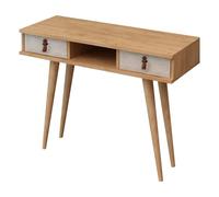 Console Lawen chêne blanc 100 x 30 x h87,6cm