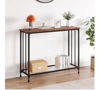 Console Meuble Entrée - Scandinave - 85x30x81cm - Bois massif - Rectangulaire - Vintage