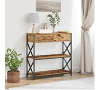 Console Meuble - vidaxl - Table d’Entrée (1 pc) - bois - bois ancien - 75 x 28 x 75 cm@vxe95c