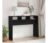 Console Meuble - vidaxl - Table d’Entrée (1 pc) - bois d'ingénierie - chêne noir - 105 x 30 x 80 cm@fsw34m