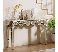 Console miroir - Table d'appoint - Coiffeuse - Console d'entrée - Table de maquillage - Design Grand format : 120x35x76 cm