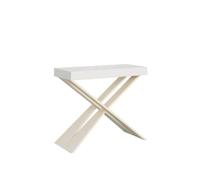 Console murale extensible Diago Small - Frêne Blanc - 90x40/196 cm - 10 personnes