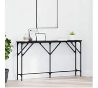 vidaXL Table console Chêne noir 140 x 23 x 75 cm, Table d'angle moderne, console rectangulaire, ajout élégant pour foyer, surface d'affichage chez vous