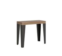 Console muraleConsole extensible 90x40/196 cm Flame Small Premium Chêne Nature cadre Anthracite