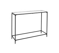 Console Noire Plateau en Verre Texturé - GLASSI - ALTOBUY Transparent G