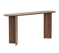 Console ovale effet Noyer 150 cm - Malva