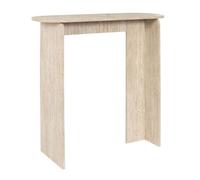 Console plateau et piétements en MDF aspect travertin - VERTINA