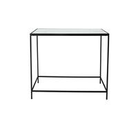 Console Plateau Verre Imitation Marbre - MOTSA -