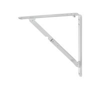 Console pliante acier blanche 430x410mm 60kg par paire - 287.40.742