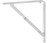 Console pliante acier blanche 430x410mm 60kg par paire - 287.40.742 Blanc G