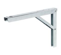 Console pliante en acier zingué 300x200mm 75-150kg par paire - 287.55.930