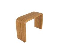 swe onsole en rotin Naturel. 110cm. Bords arrondis. L 110 x P 35 x H 75cm