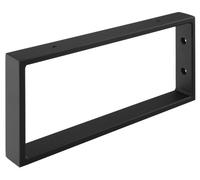 Console Sapho 350 x 150 x 40 mm, acier laqué, noir mat