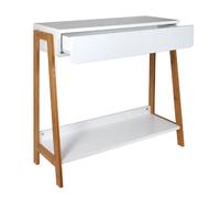 Console scandi Pemba - L. 83 x H. 77 cm - Blanc