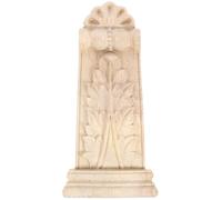 Console Sculptée en Bois Massif Style Européen, Prête à Peindre | Finition Brute Légère, Détails Anciens, pour Poutres et Étagères, Usage Intérieur, Bureaux, Porche